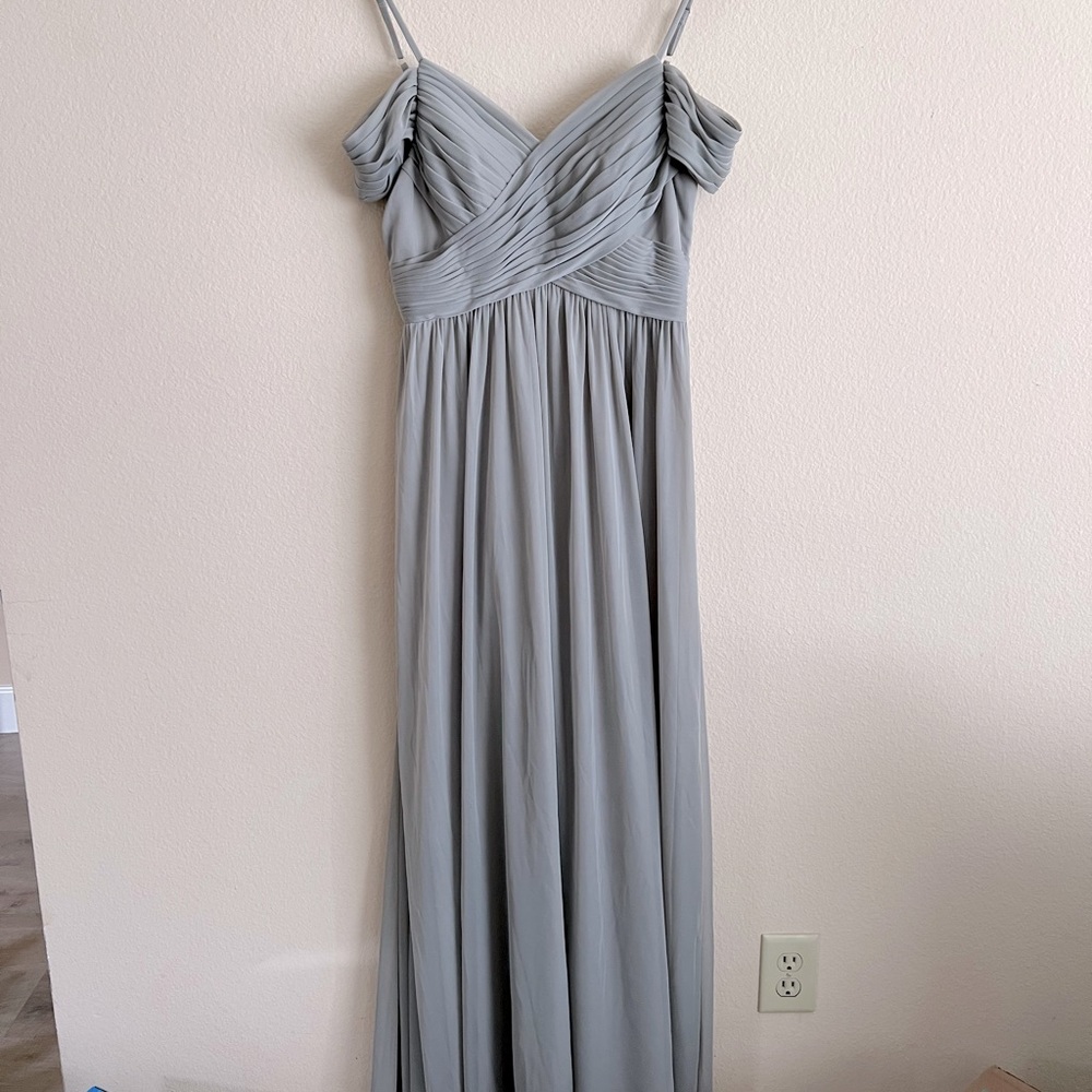 Azazie Aja Bridesmaid Dress in Silver